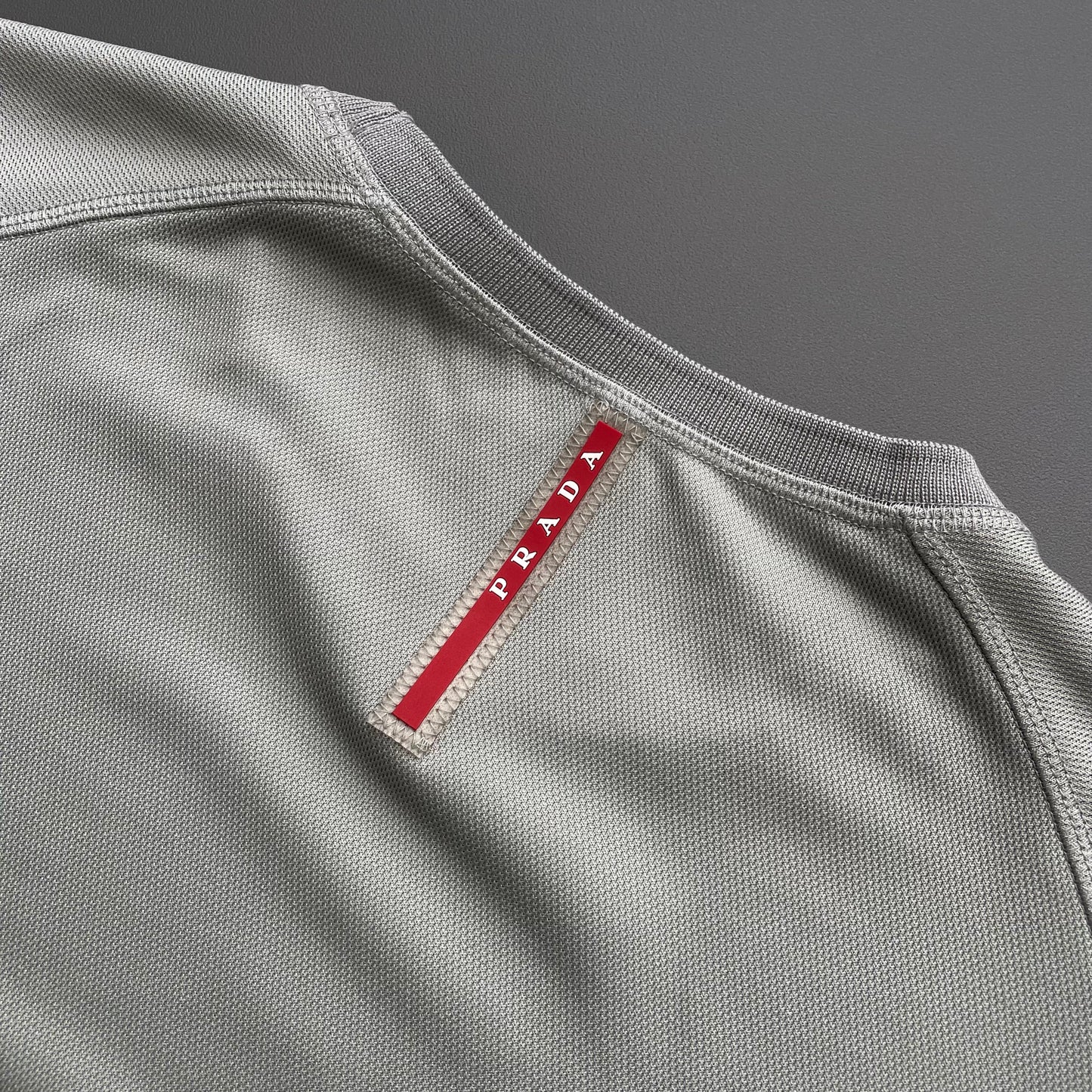 Prada Sport Luna Rossa Grey 2013 Challenge Racing Team Sportswear T-Shirt