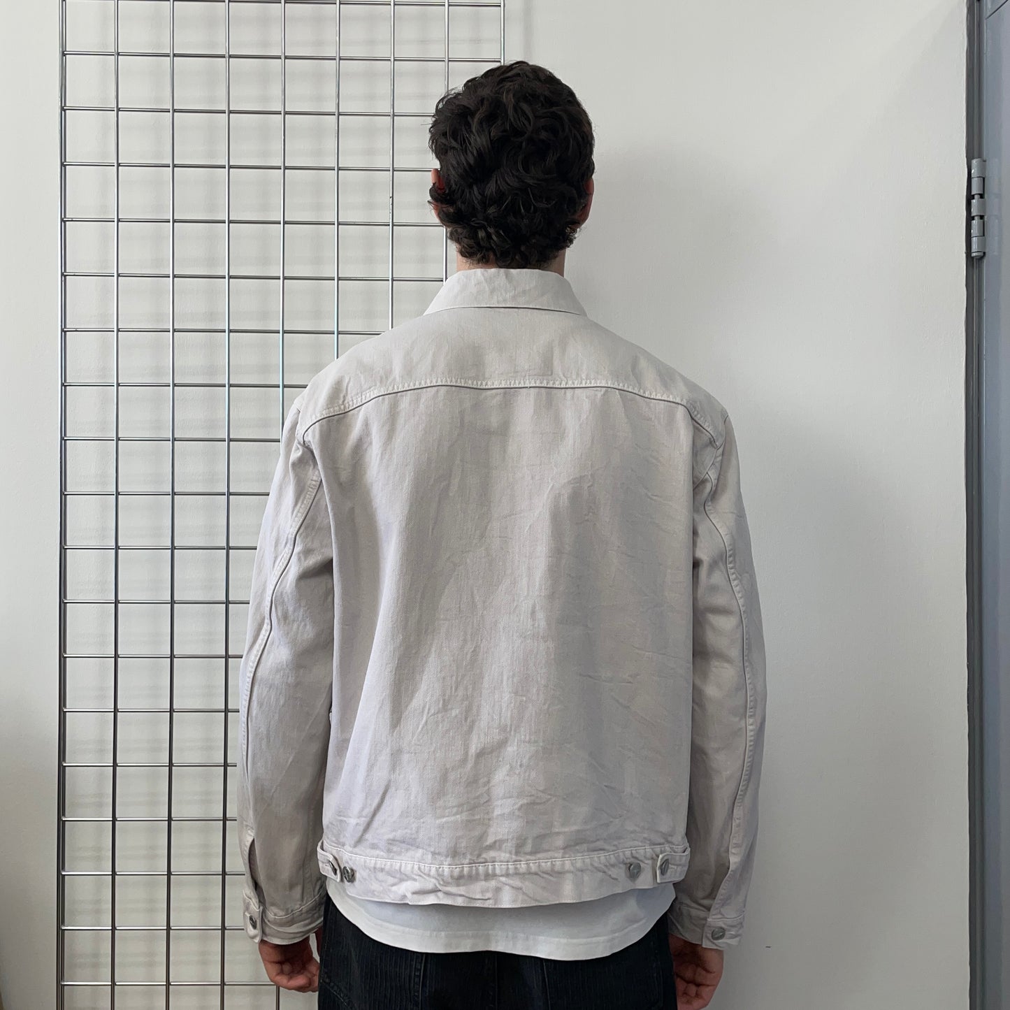 Stone Island Denims Grey 00s Denim Trucker Jacket