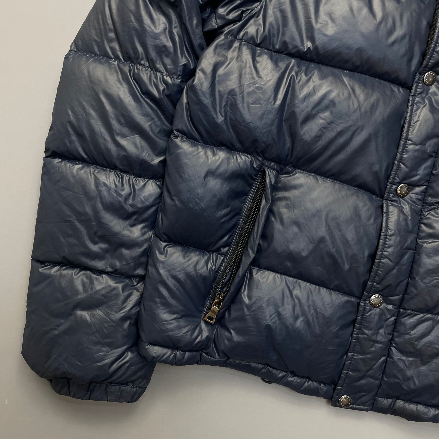 Prada Milano Blue 2011 Nylon Down Puffer Jacket