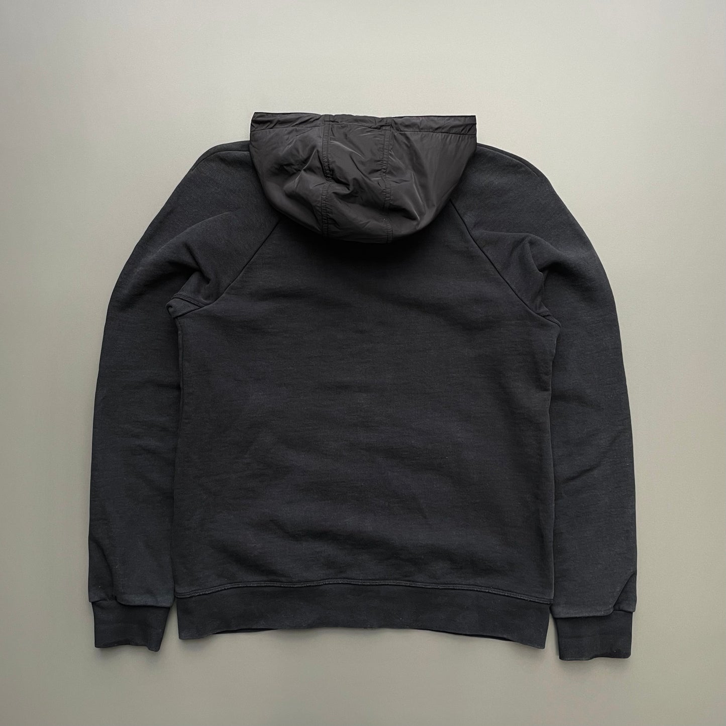 Prada Sport Black 2014 Nylon Hood Zip-Through Hoodie