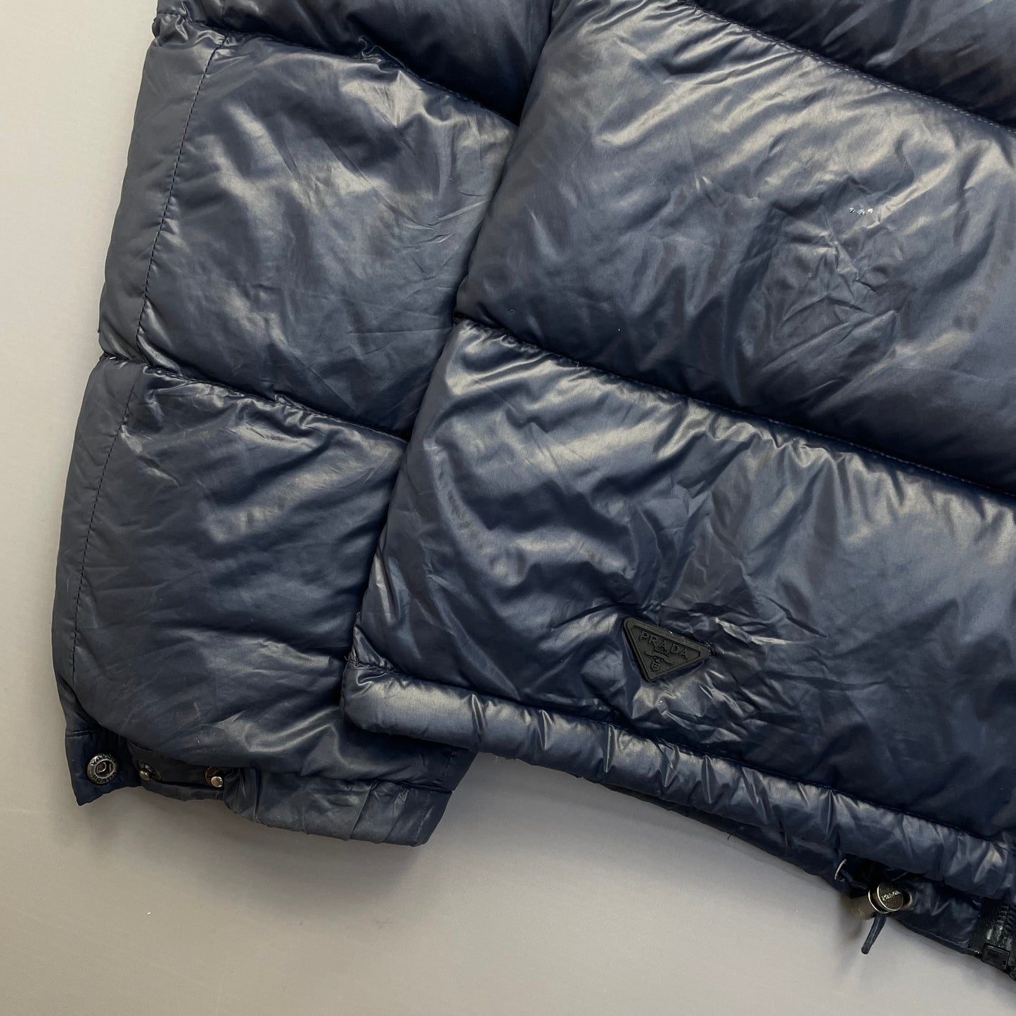 Prada Milano Blue 2011 Nylon Down Puffer Jacket