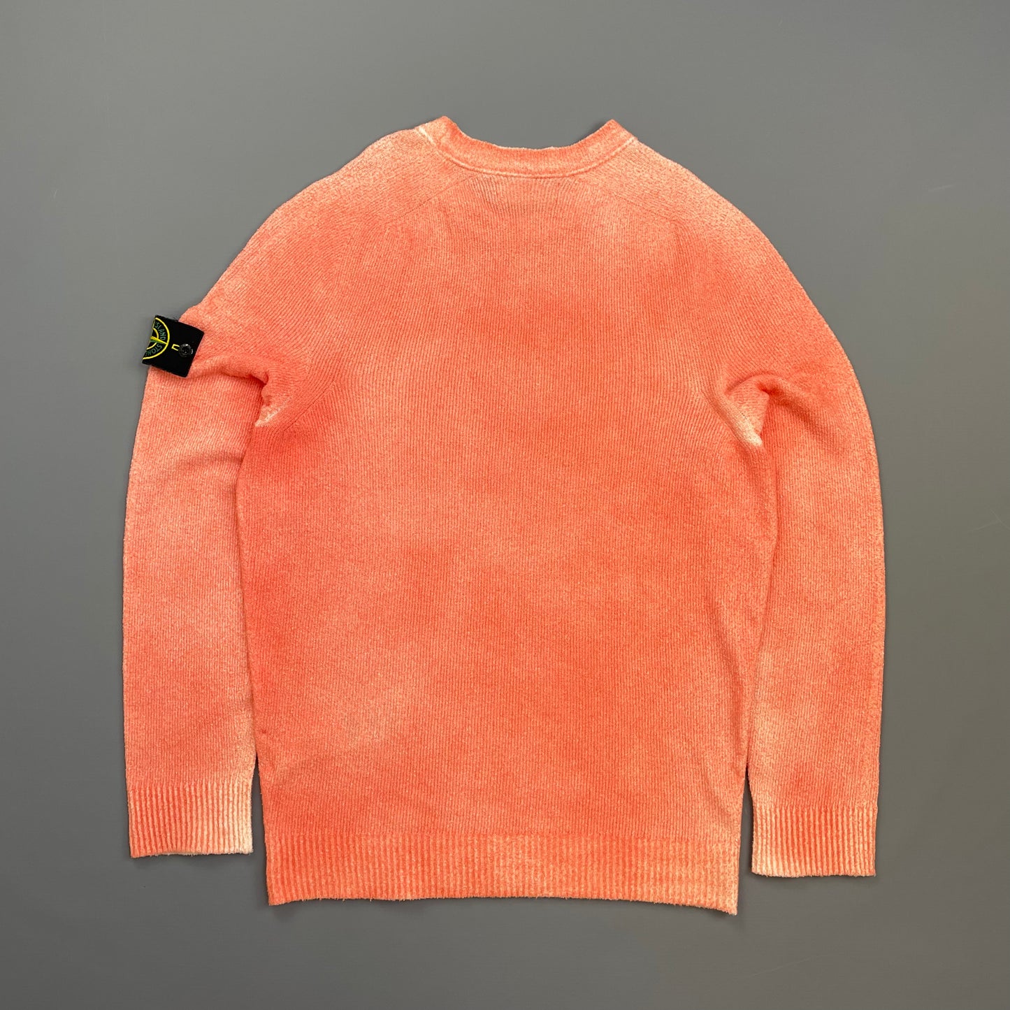 Stone Island Peach Gradient SS20 Lightweight Knit Crewneck Jumper