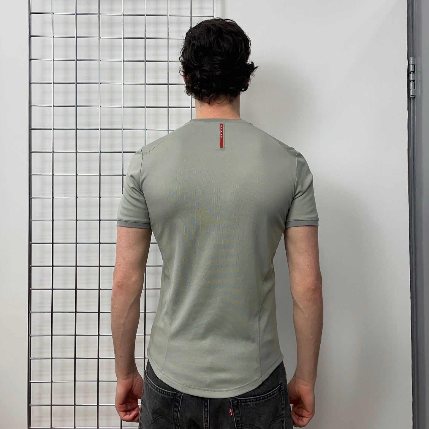 Prada Sport Luna Rossa Grey 2013 Challenge Racing Team Sportswear T-Shirt