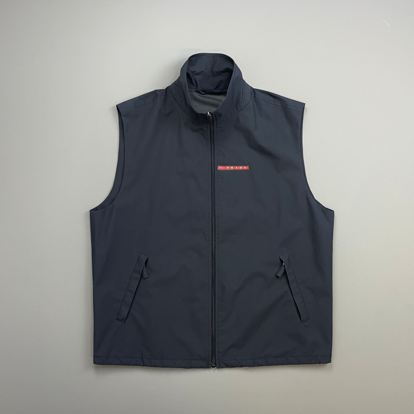 Prada Sport Navy Challenge For America's Cup 2000 Gilet Vest