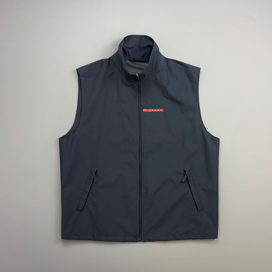 Prada Sport Navy Challenge For America's Cup 2000 Gilet Vest
