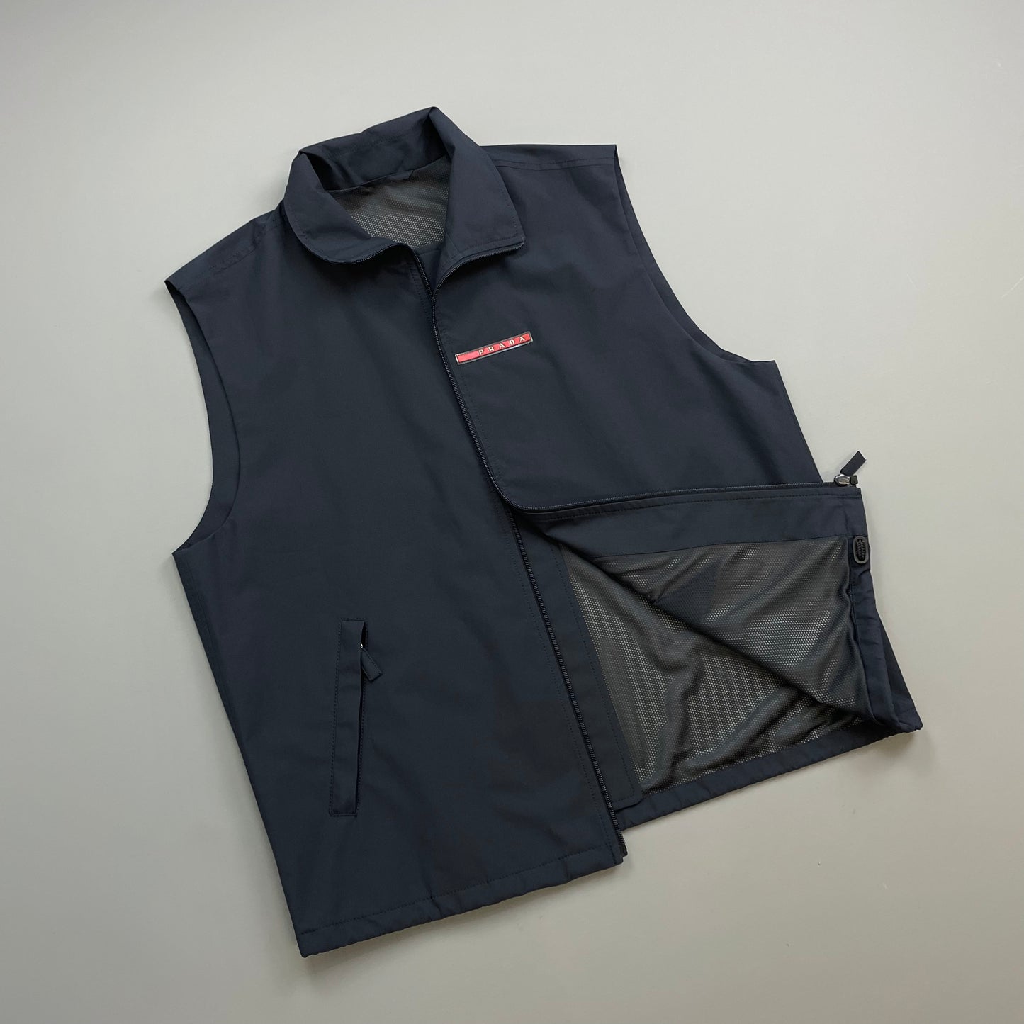 Prada Sport Navy Challenge For America's Cup 2000 Gilet Vest