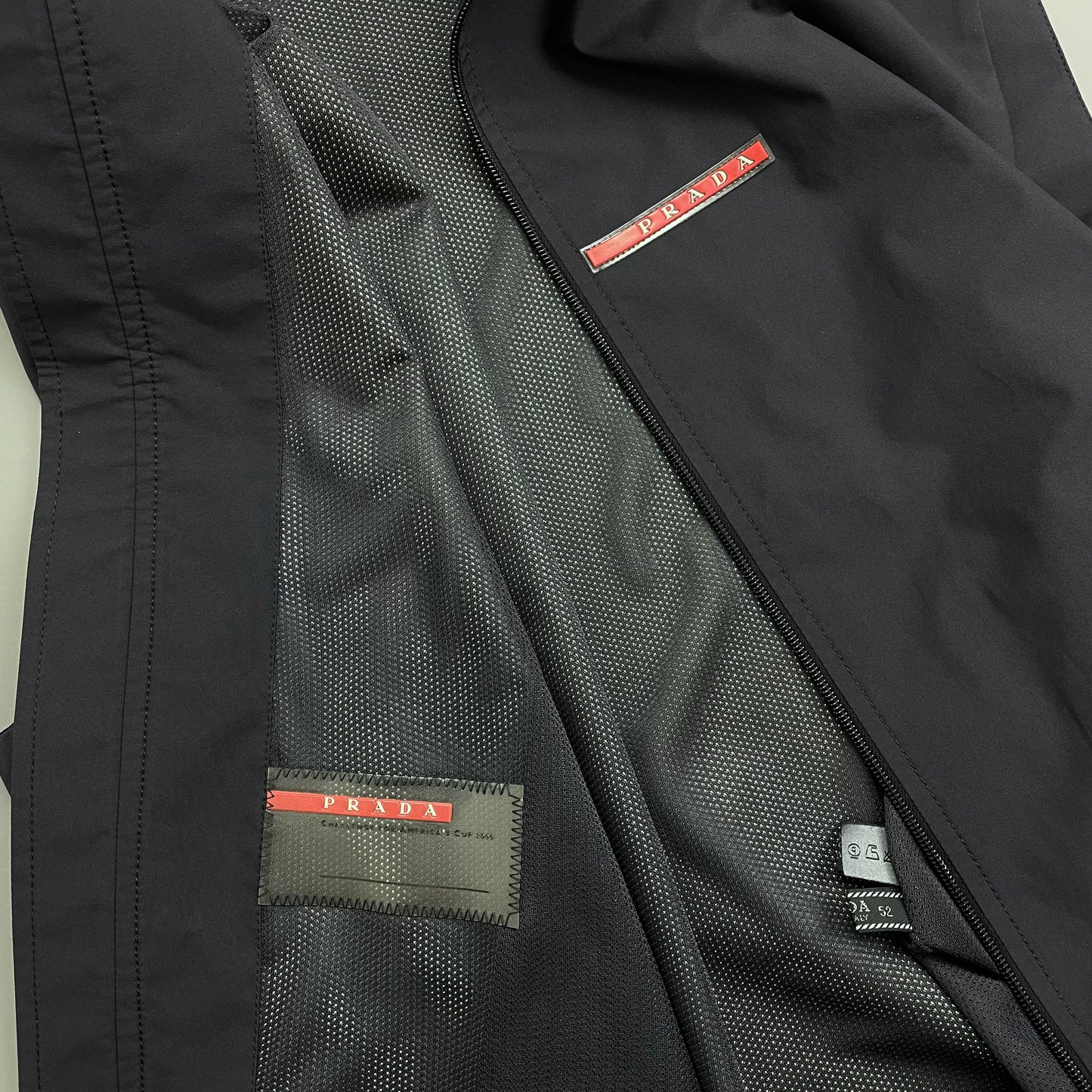 Prada Sport Navy Challenge For America's Cup 2000 Gilet Vest