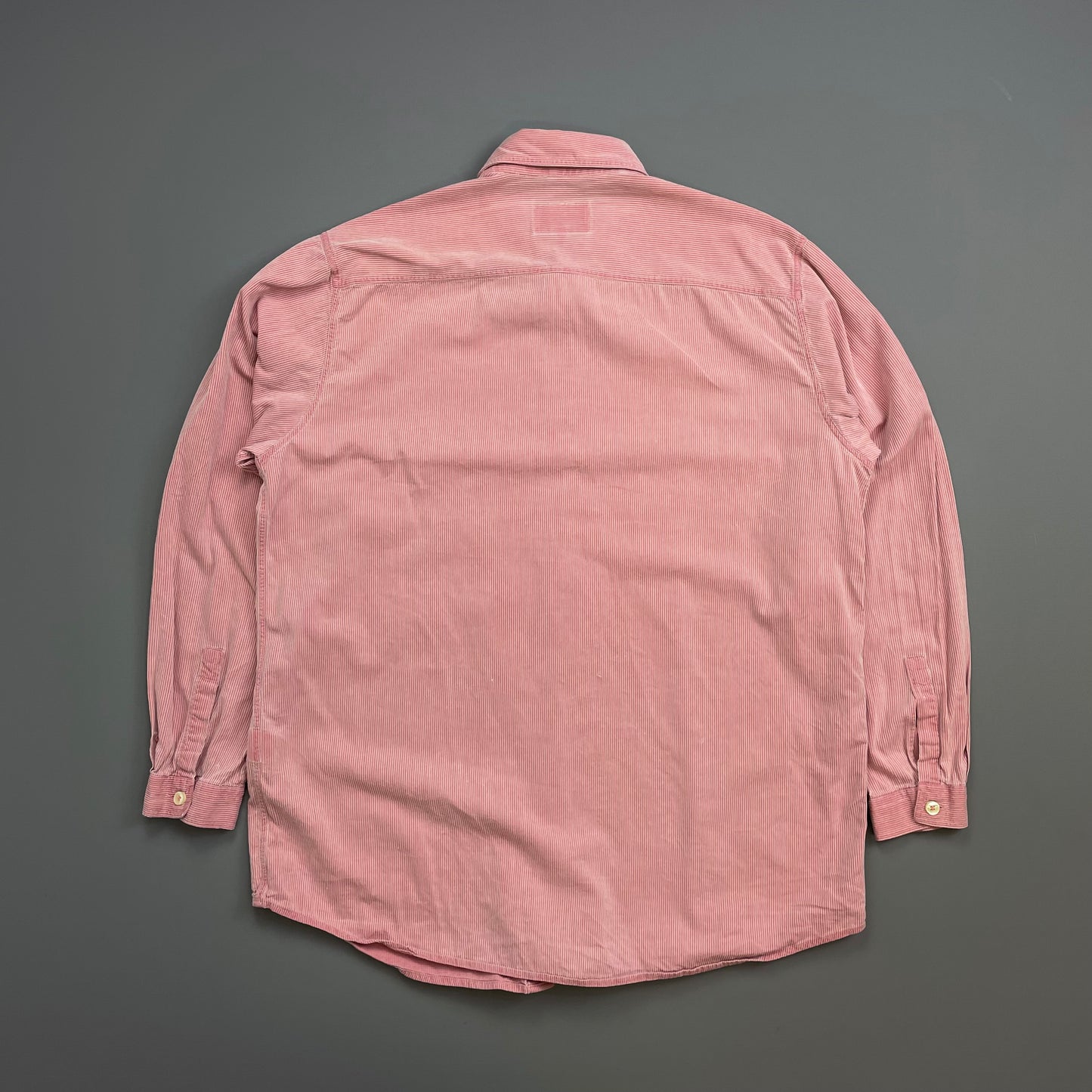 Armani Pink & White 90s Fine Detailed Shirt