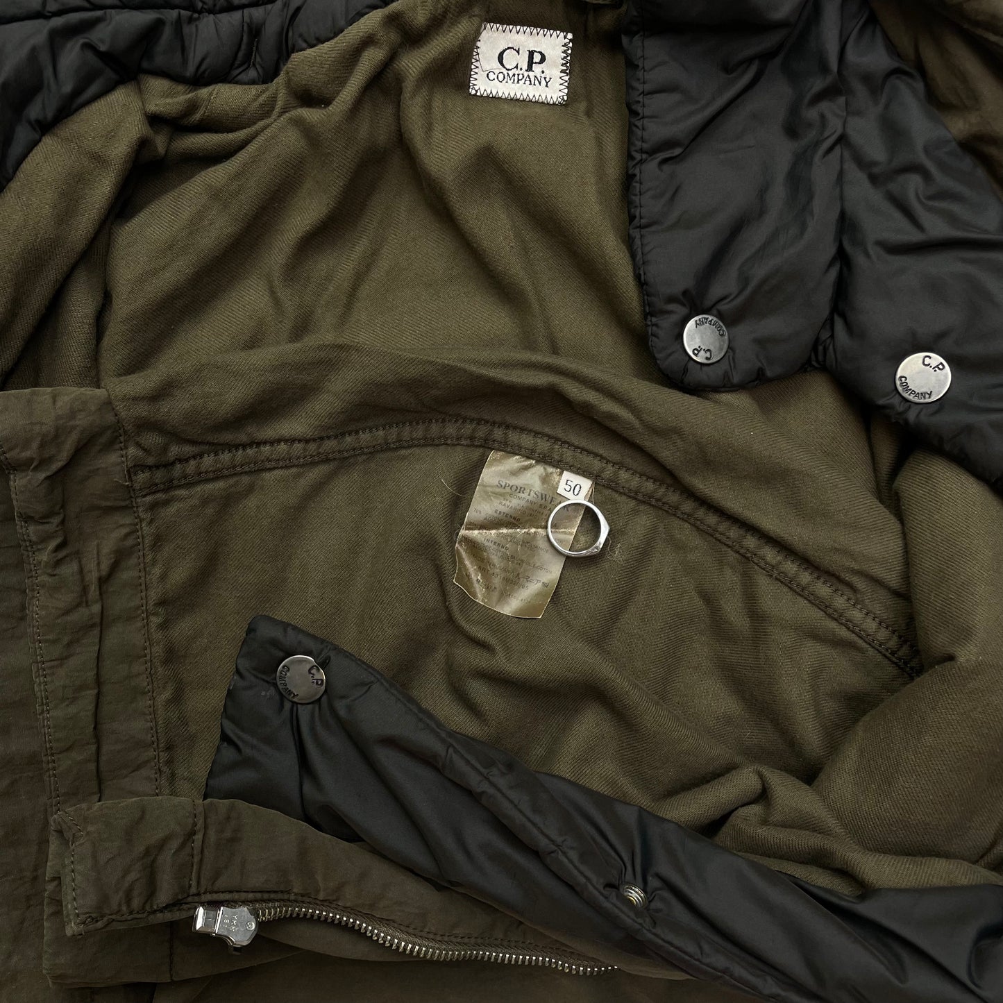 C.P. Company Khaki Lined Harrington Jacket AW05