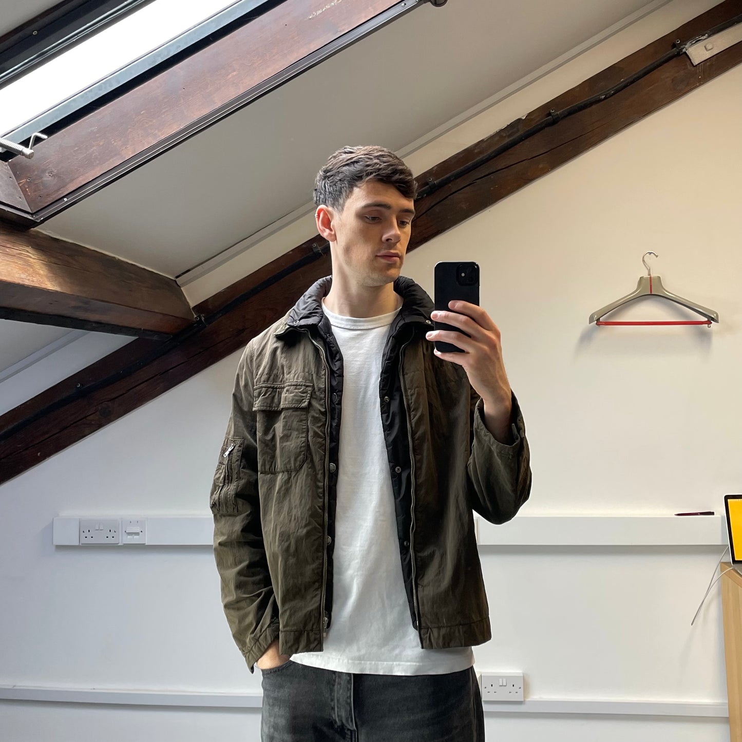 C.P. Company Khaki Lined Harrington Jacket AW05