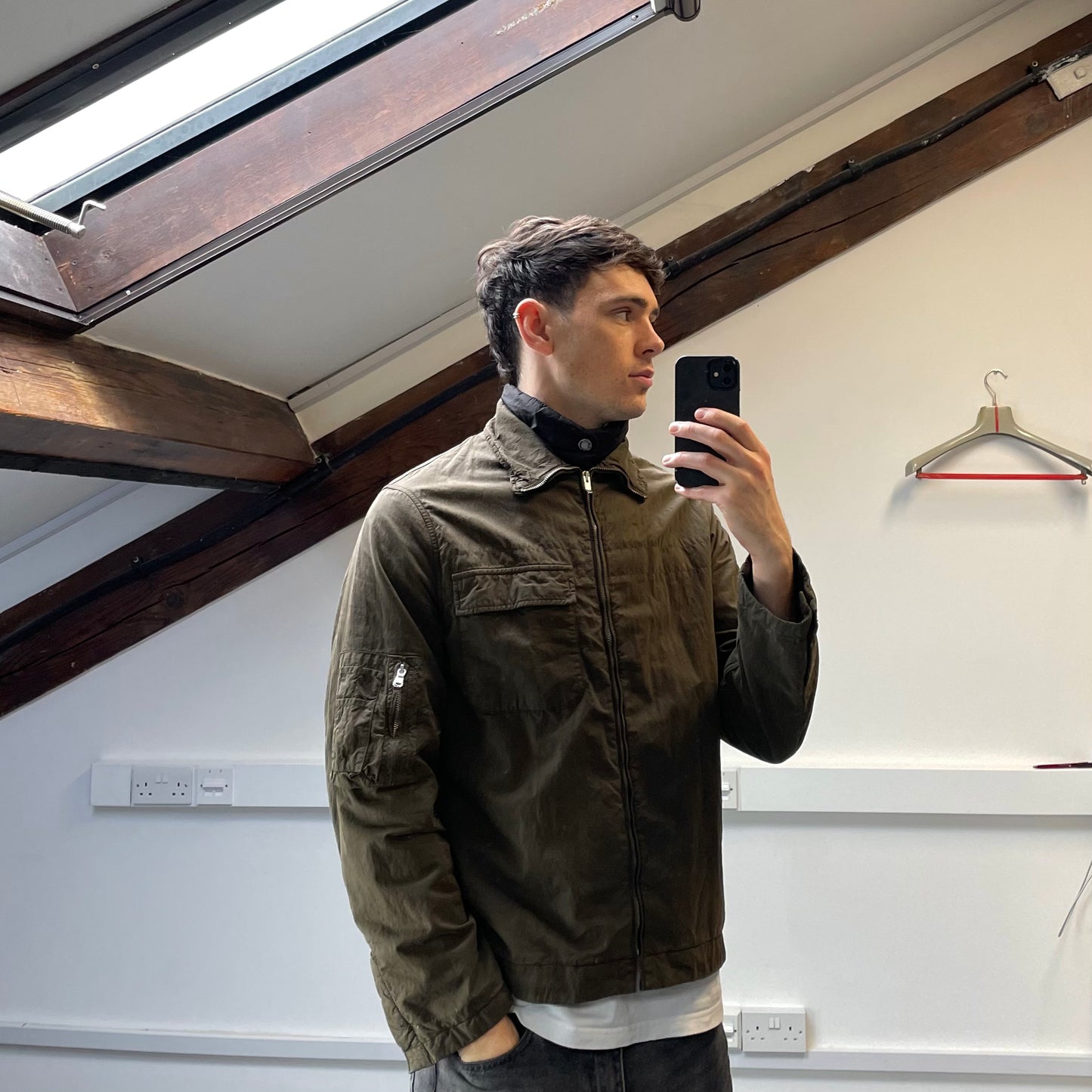 C.P. Company Khaki Lined Harrington Jacket AW05