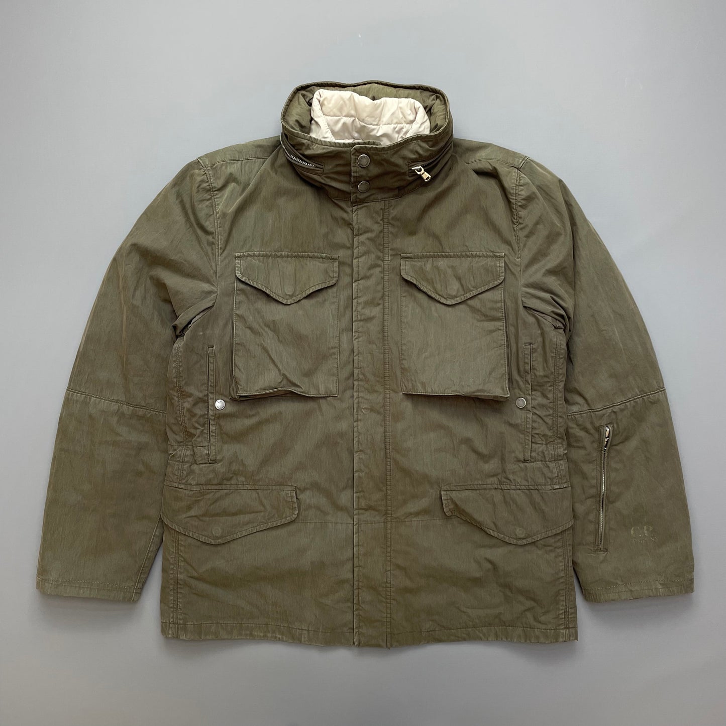 C.P. Company Khaki AW07 Piuma Doca Goose Down Lined Field Jacket
