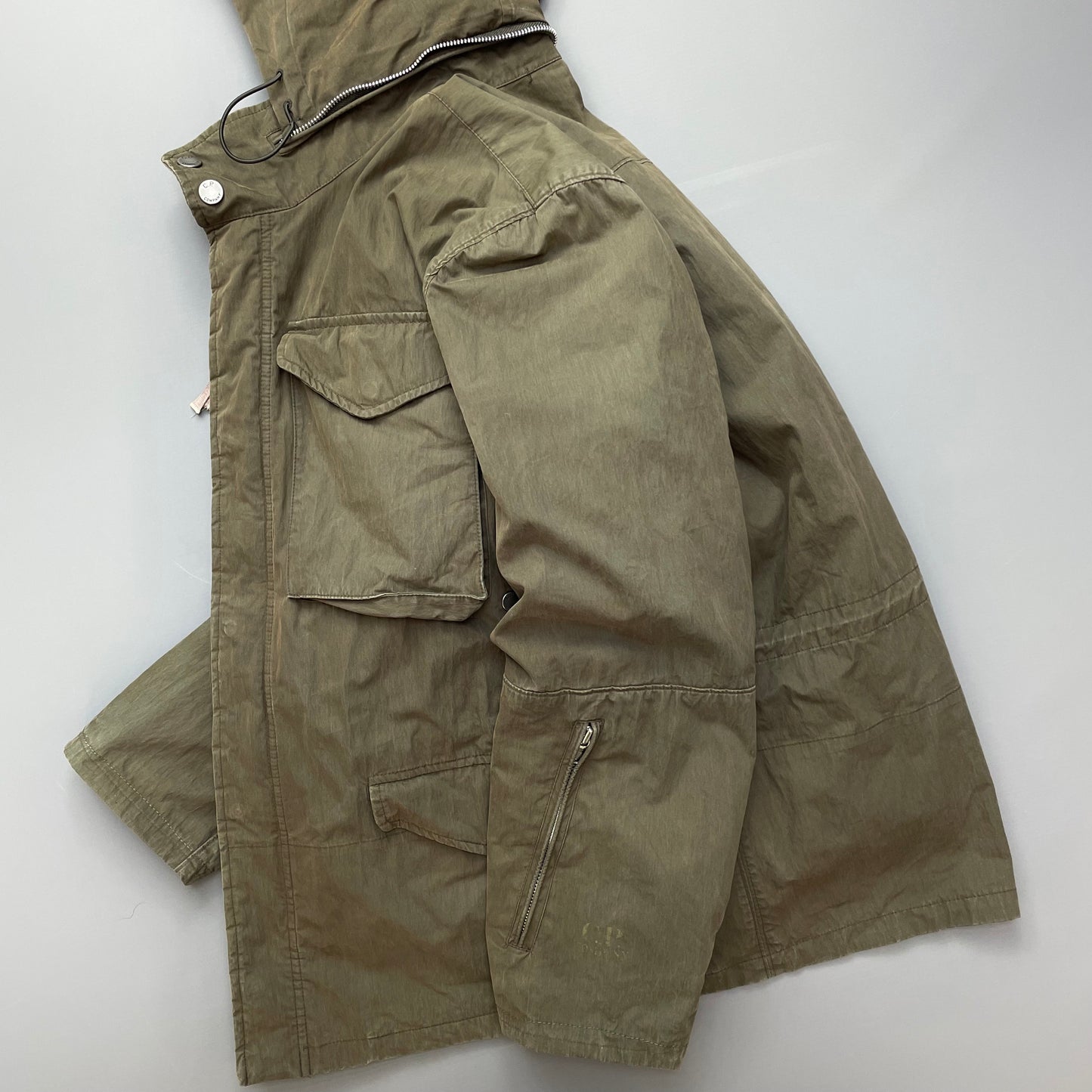 C.P. Company Khaki AW07 Piuma Doca Goose Down Lined Field Jacket