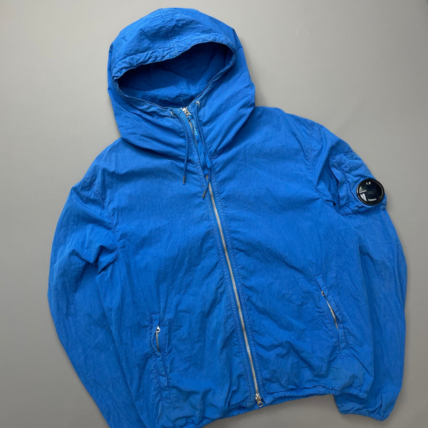 C.P. Company Blue SS15 Hooded Lens Jacket