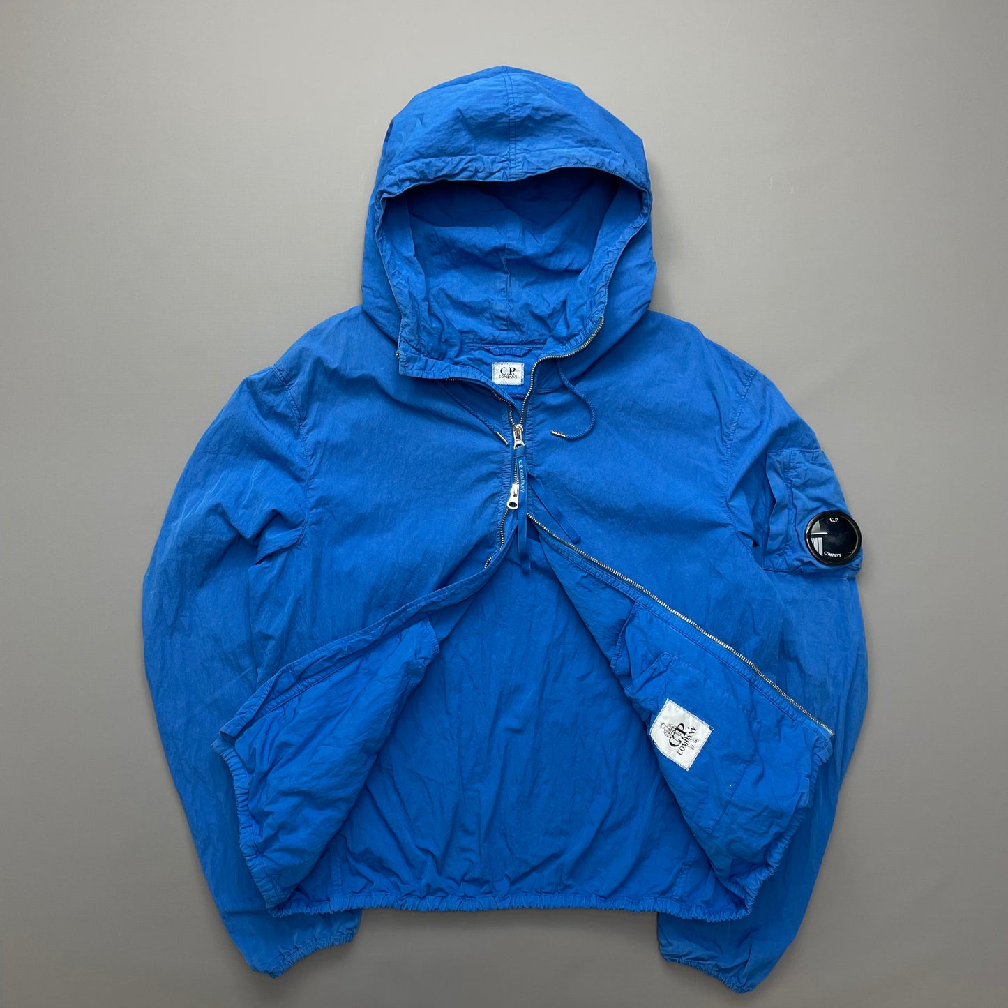 C.P. Company Blue SS15 Hooded Lens Jacket