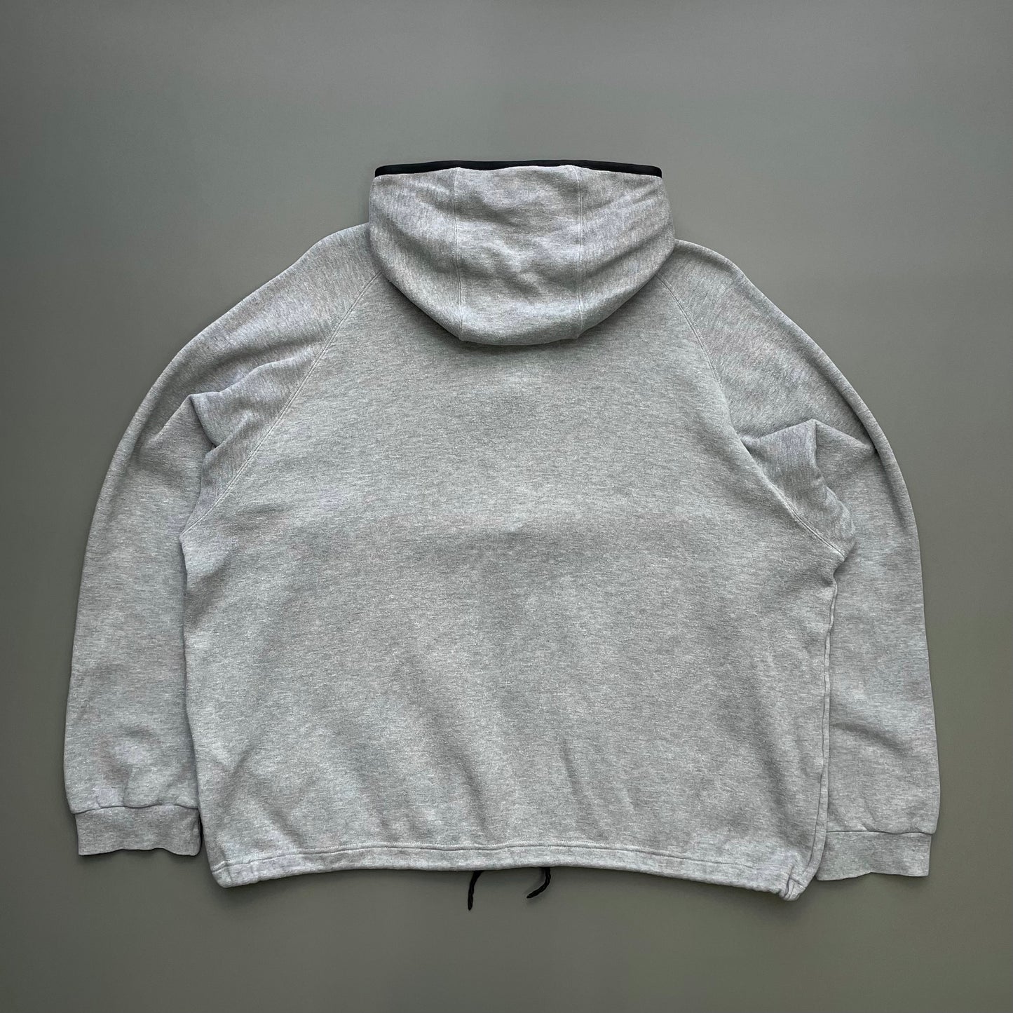 Prada Sport Sailing Team Grey Half-Zip Pullover Smock Hoodie