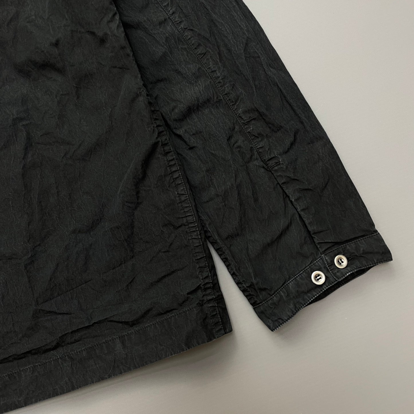 C.P. Company Black Lightweight Overshirt Jacket