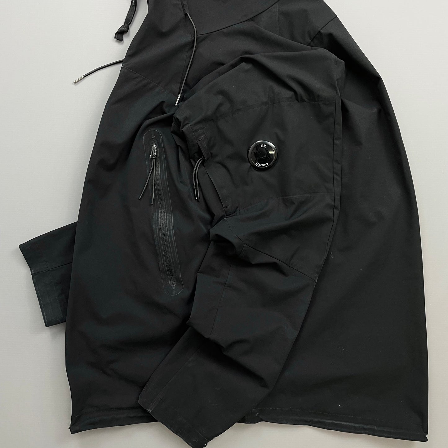 C.P. Company Black Pro-Tek Technical Hooded Shell Jacket