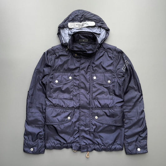 Stone Island Denims Navy SS09 Concealed Hood Tailored Field Jacket