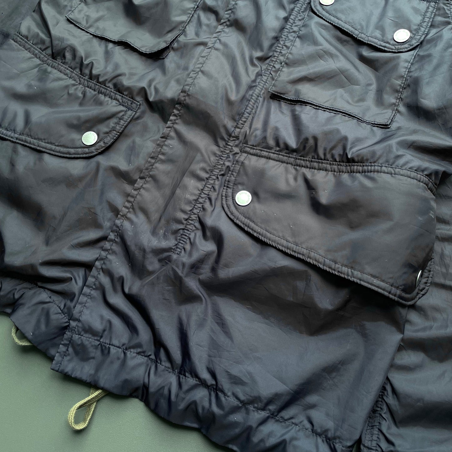 Stone Island Denims Navy SS09 Concealed Hood Tailored Field Jacket