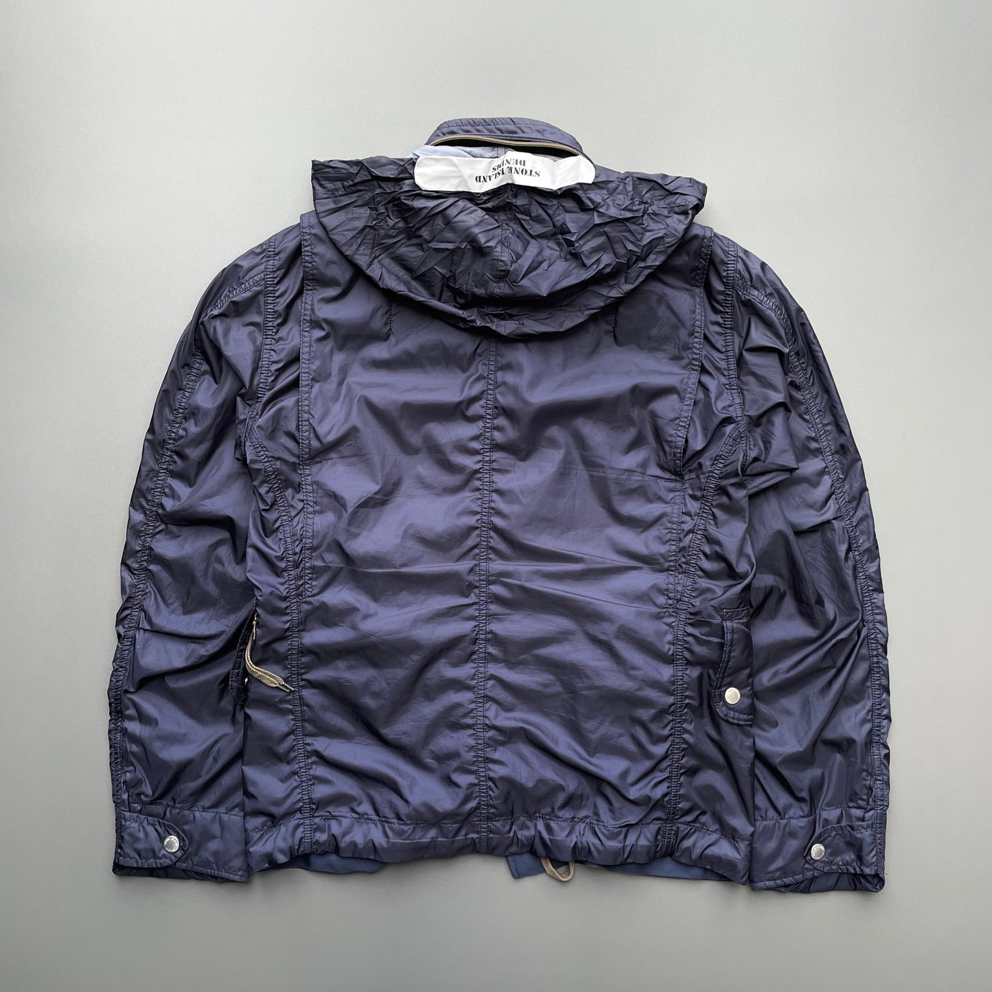 Stone Island Denims Navy SS09 Concealed Hood Tailored Field Jacket