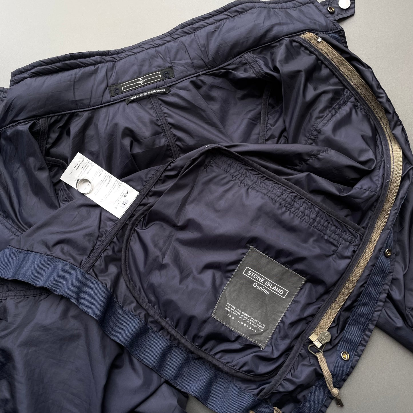 Stone Island Denims Navy SS09 Concealed Hood Tailored Field Jacket