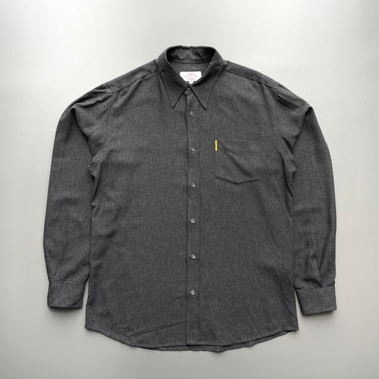 Armani Jeans Grey 90s Drape Shirt