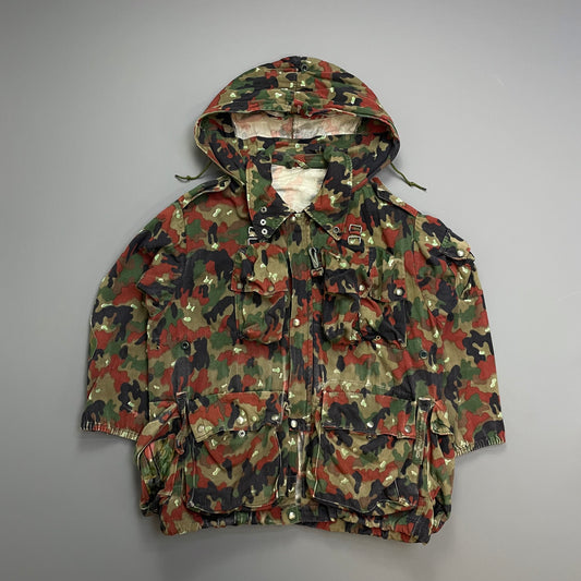 Swiss Military Multicolour 80s M70 Aplenflage Camouflage Sniper Jacket
