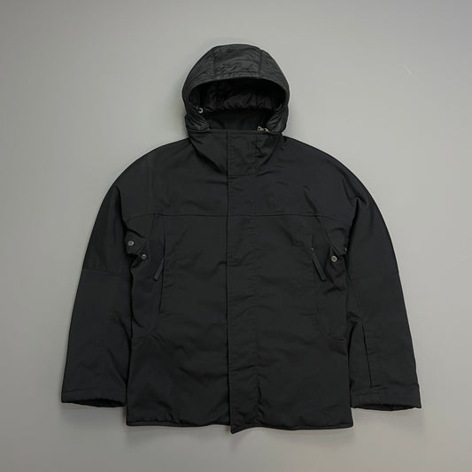 Prada Sport Black 00s Technical Nylon Fleece-Lined Ski Jacket