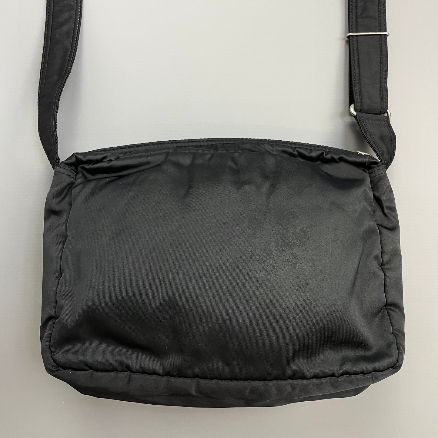 Porter International Black Nylon Crossbody Shoulder Bag
