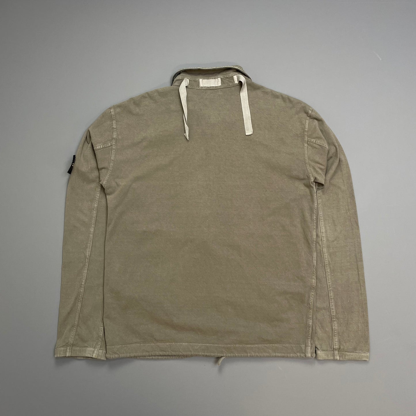 Stone Island Light Brown SS07 Cotton Toggle Collar Jacket