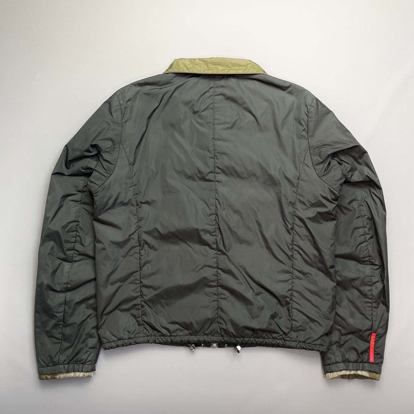 Prada Sport Green/Grey Reversible Padded Nylon Jacket