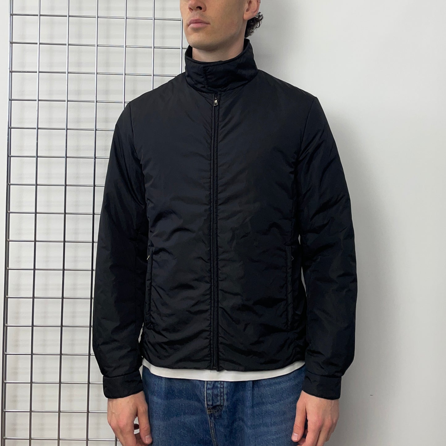 Prada Sport Black 2009 Padded Nylon Technical Jacket