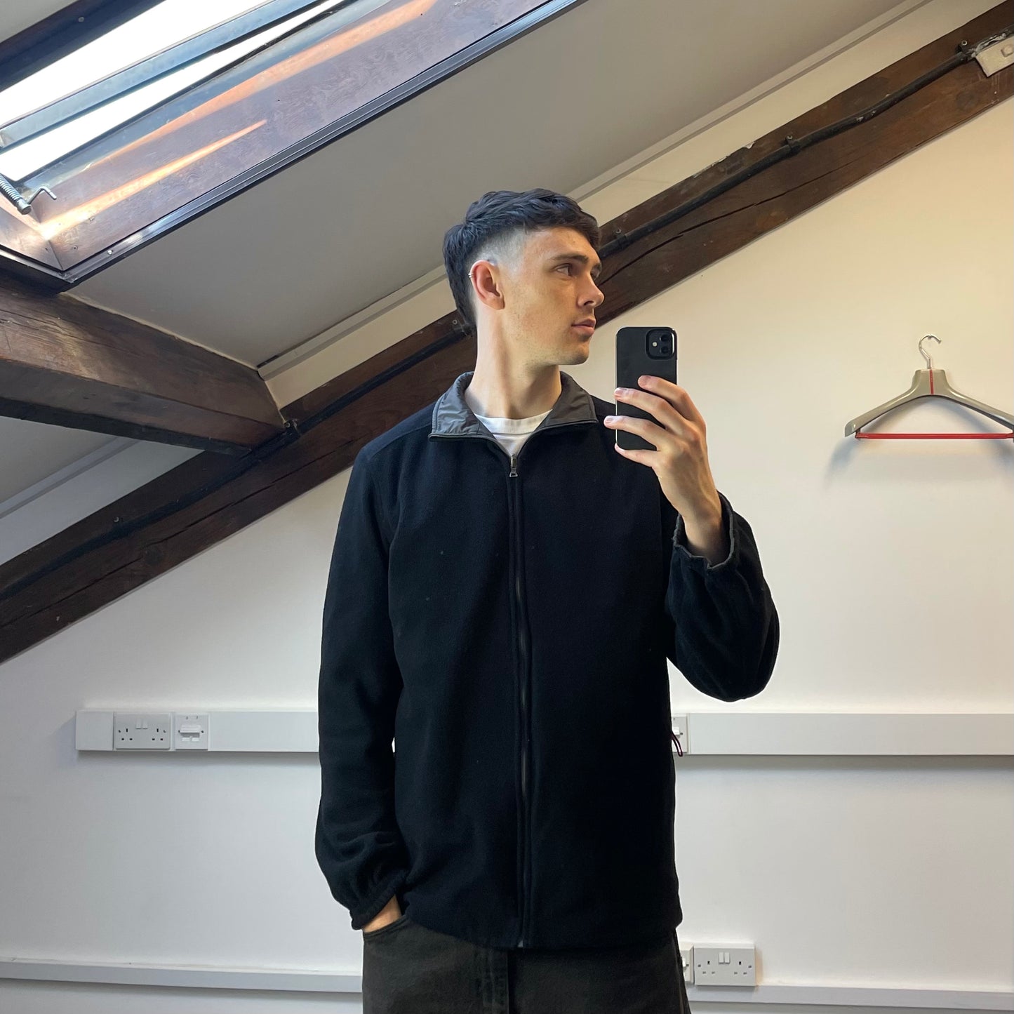 Prada Sport Reversible Nylon Fleece Jacket