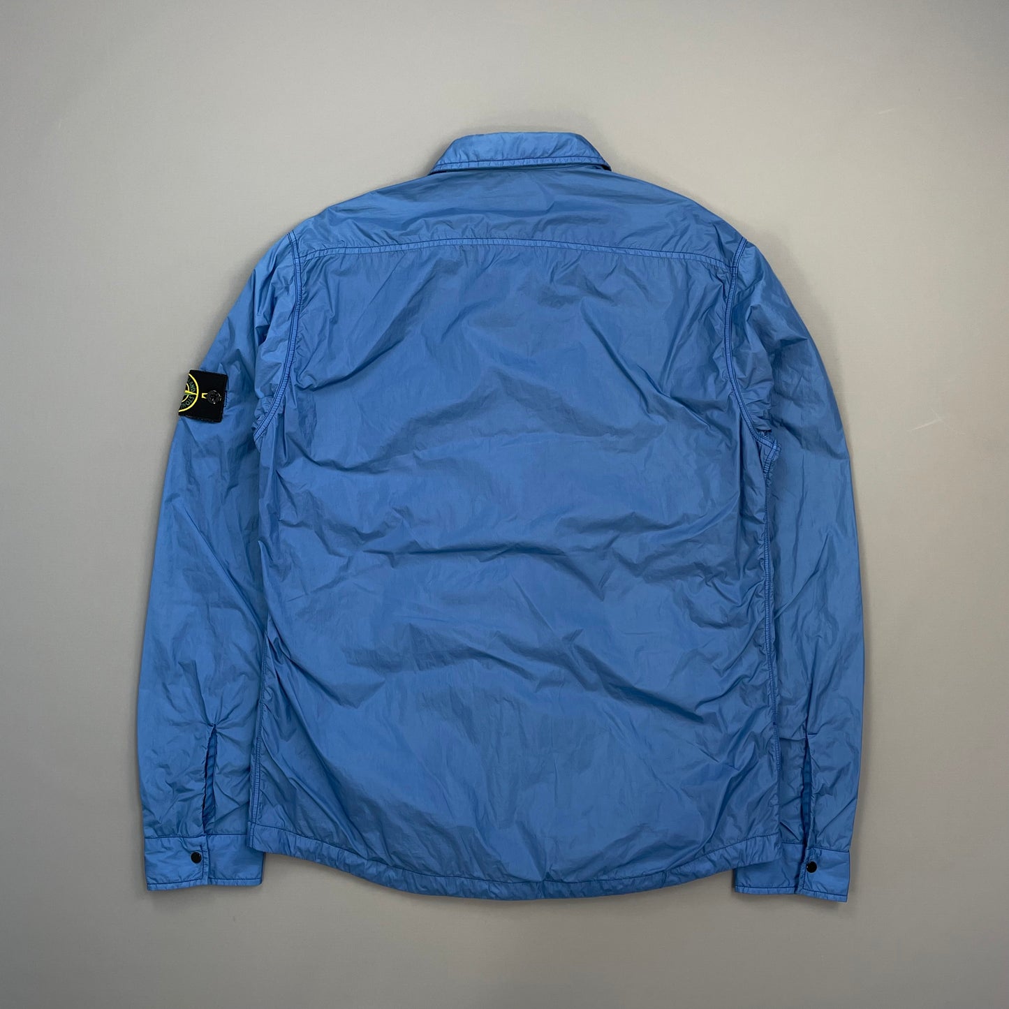Stone Island Blue SS13 Cotton-Lined Nylon Overshirt Jacket