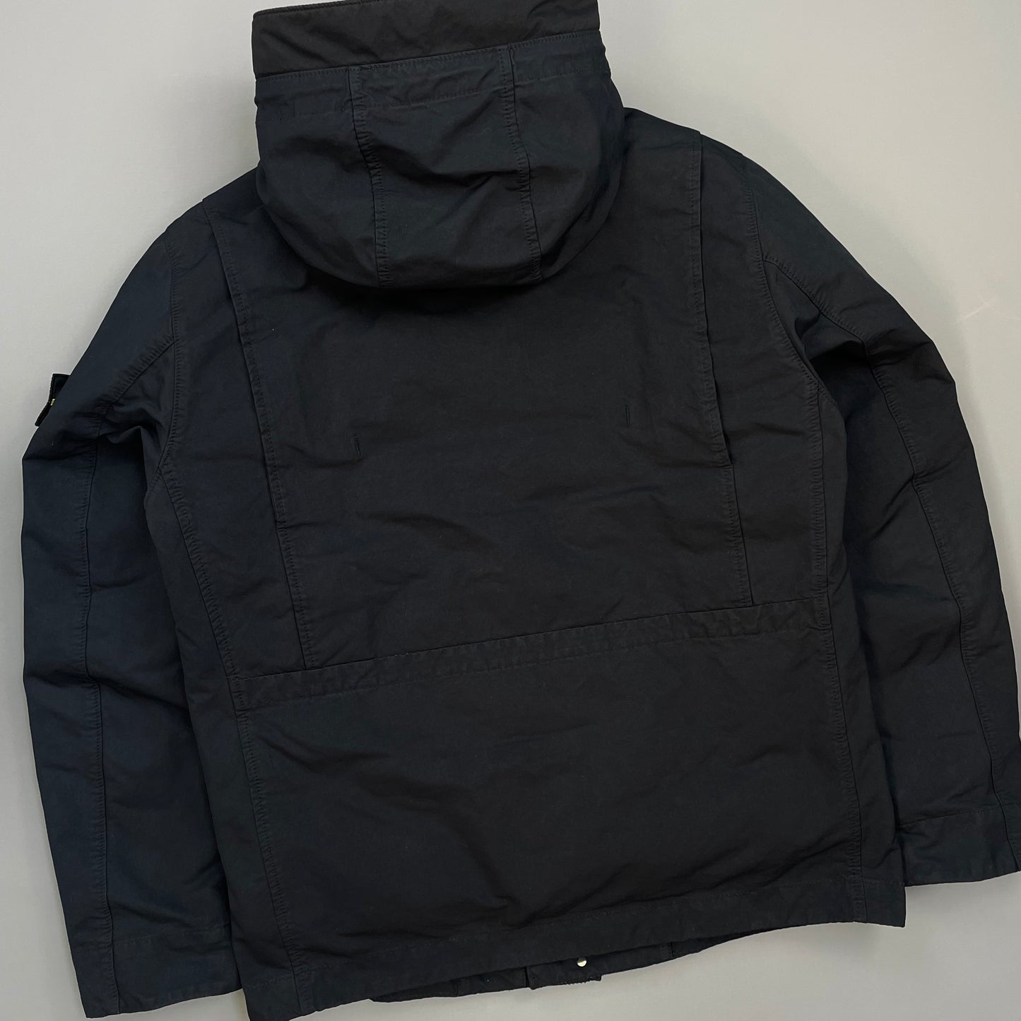Stone Island Navy AW19 Sheepskin Liner David-TC Down Parka Jacket