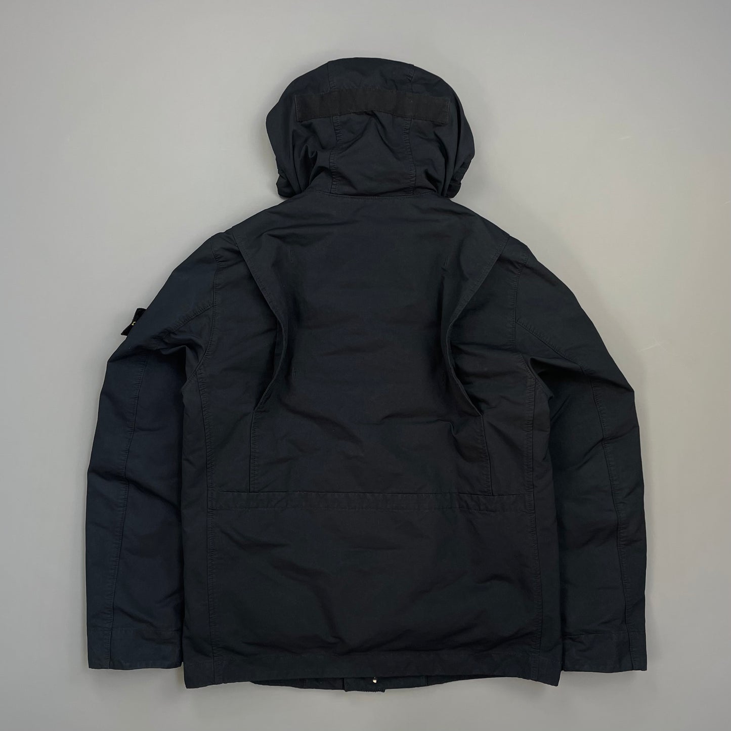 Stone Island Navy AW19 Sheepskin Liner David-TC Down Parka Jacket