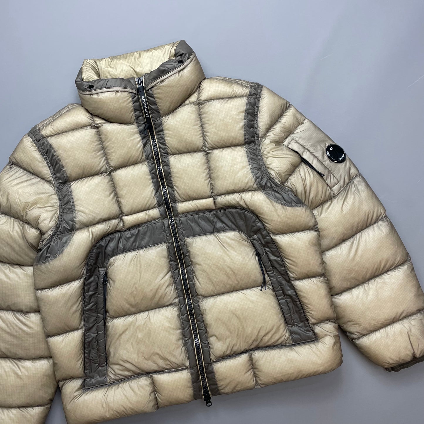 C.P. Company DD Shell Concealed Hood Short Down Puffer Jacket BNWT