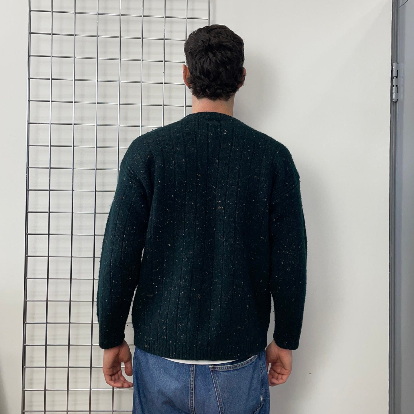 C.P. Company Forest Green AW95 Speckled Knit Jumper