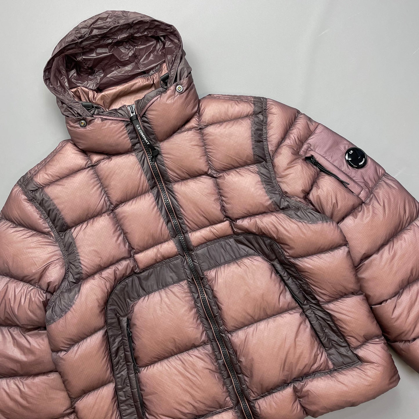 CP Company DD Shell Concealed Hood Short Down Puffer Jacket BNWT