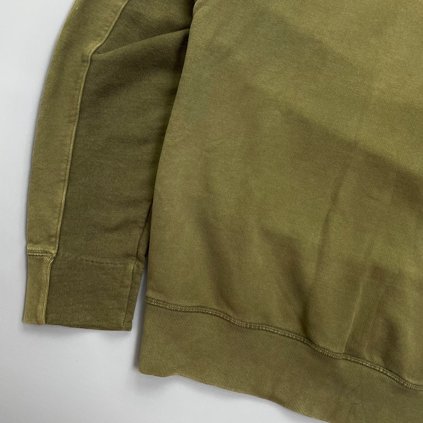 Stone Island Green Panelled Sleeve AW15 Sweatshirt
