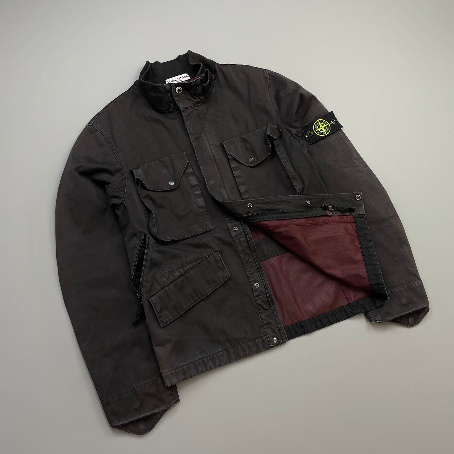 Stone Island Black SS08 Multi-Pocket Jacket