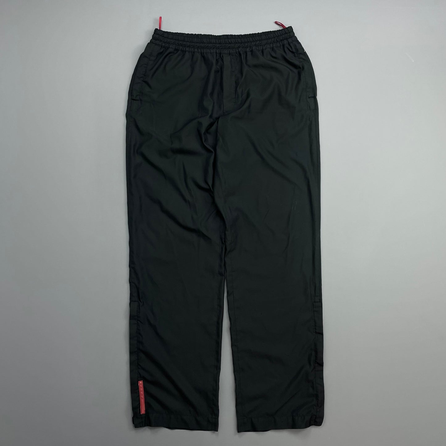 Prada Sport Black 00s Lightweight Track Pant Trousers