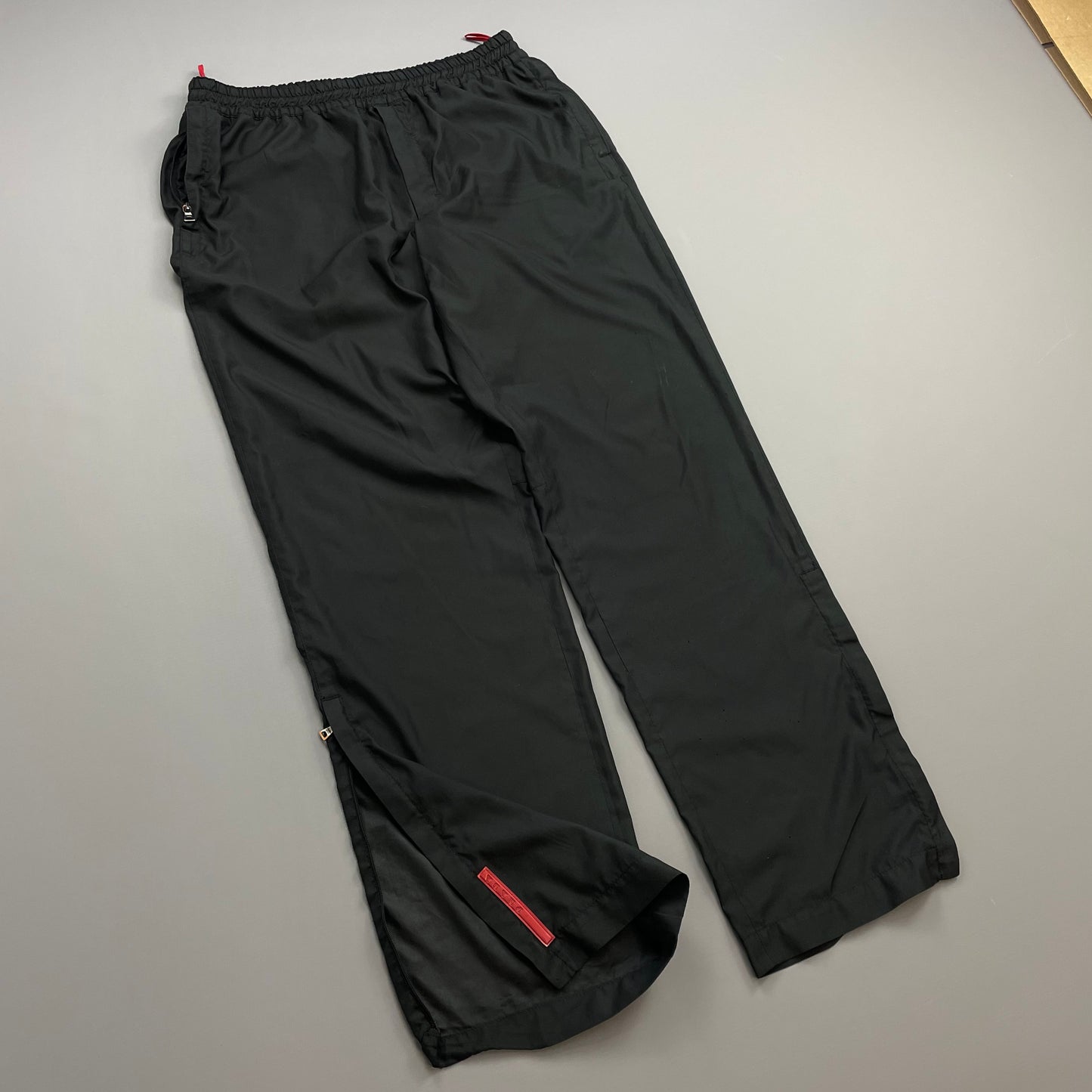 Prada Sport Black 00s Lightweight Track Pant Trousers