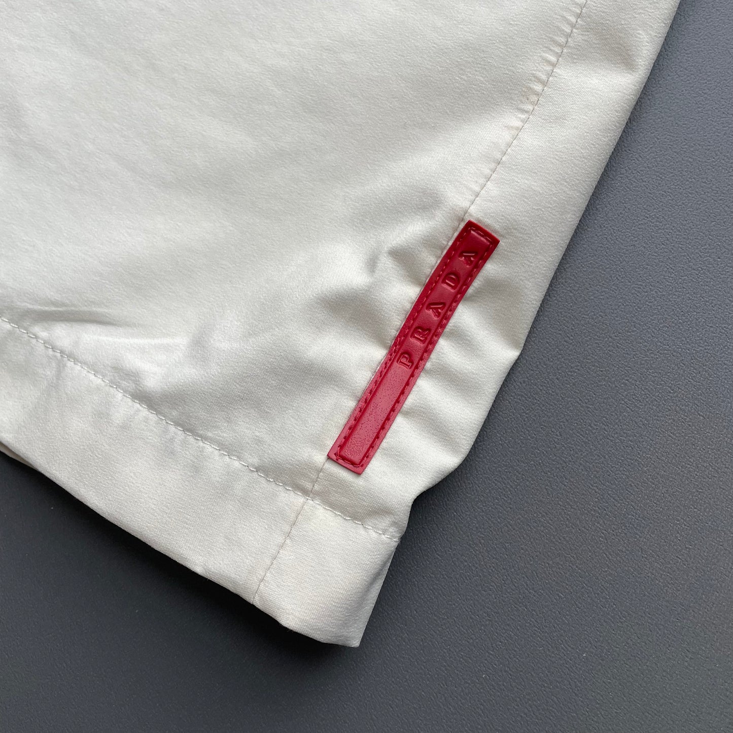 Prada Sport Cream 00s Goretex Longline Trench Coat