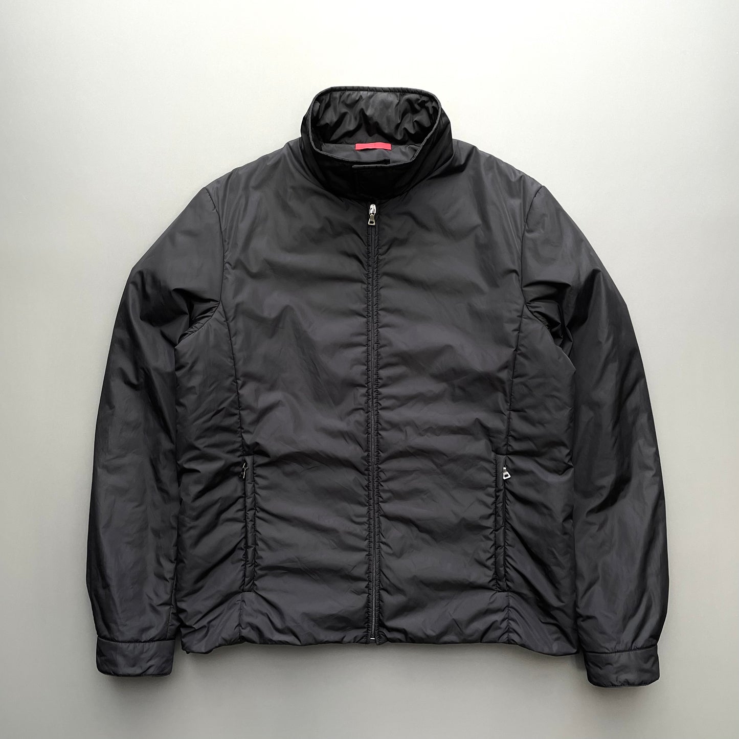 Prada Sport Black 2009 Padded Nylon Technical Jacket