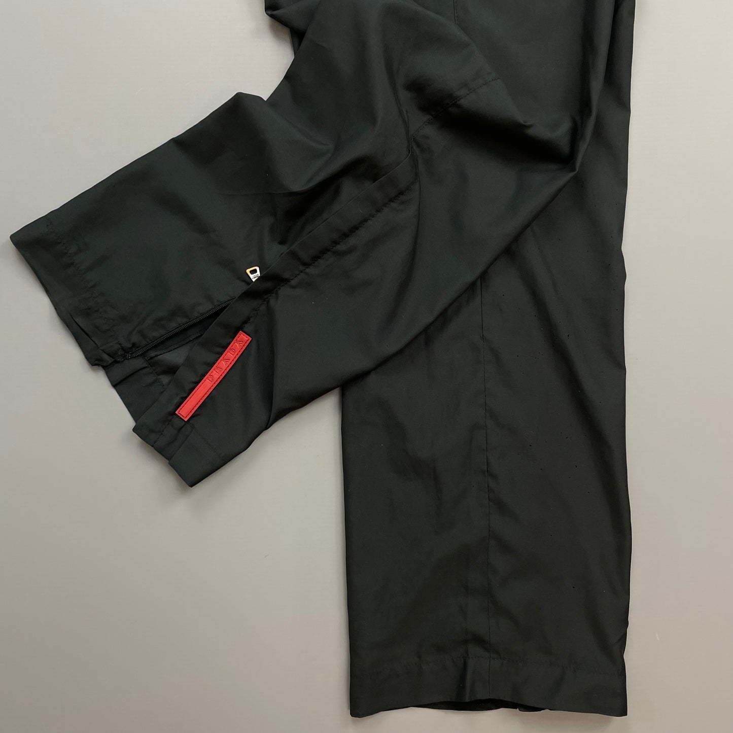 Prada Sport Black 00s Lightweight Track Pant Trousers