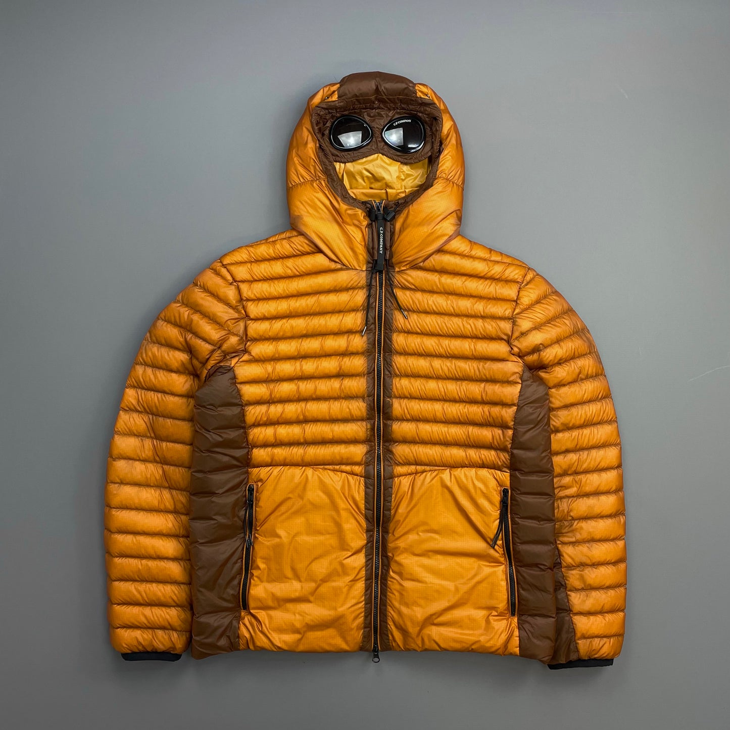 C.P. Company Orange AW24 DD Shell Goggle Down Puffer Jacket