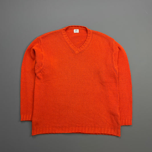 C.P. Company Orange SS97 Cotton Blend Knit Jumper