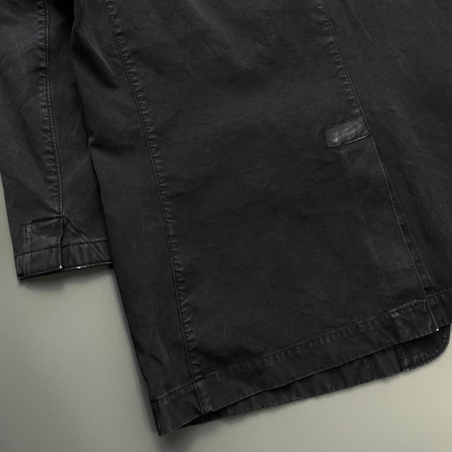 Stone Island Black AW05 Waxy Cotton Field Jacket